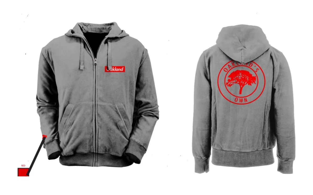 The Block - Oakland Zip Up Hoodie | Oakland's Own® – Oakland Apparel